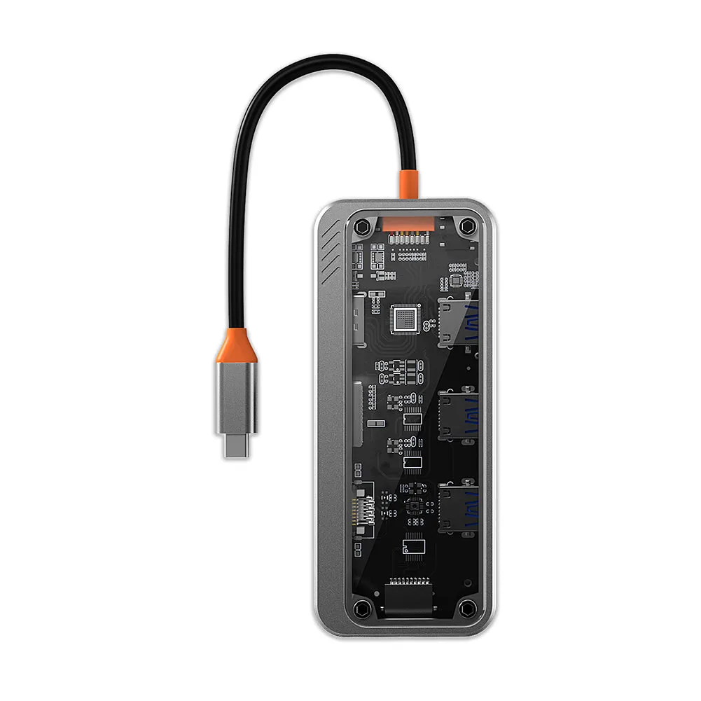 10 In 1 Multifunctional Usb-C Hub Cable Eb-107