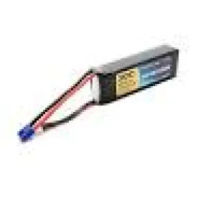 14.8V 3200mAh 4S 30C LiPo, 12AWG, EC3