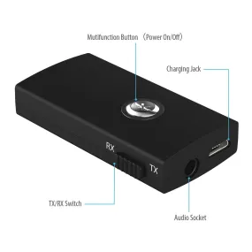 2 in 1 Bluetooth Audio Transmitter   Receiver - Bluetooth 3.0, A2DP, AVRCP, 3.5mm Audio Jack