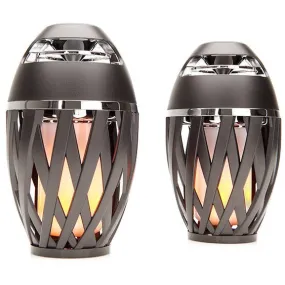 2-Pack: Tiki LED Flame Bluetooth Speakers