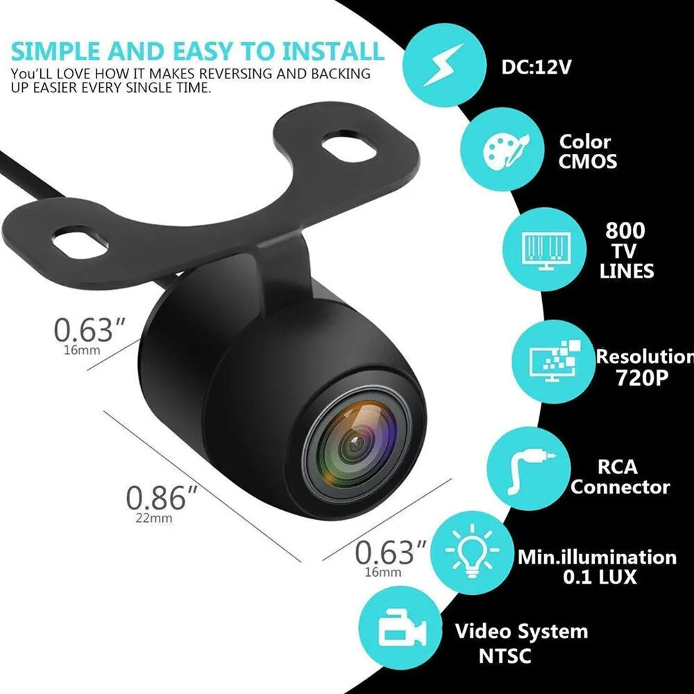 2.4G Wireless Car Rear View Backup Camera Mount With 2.4G