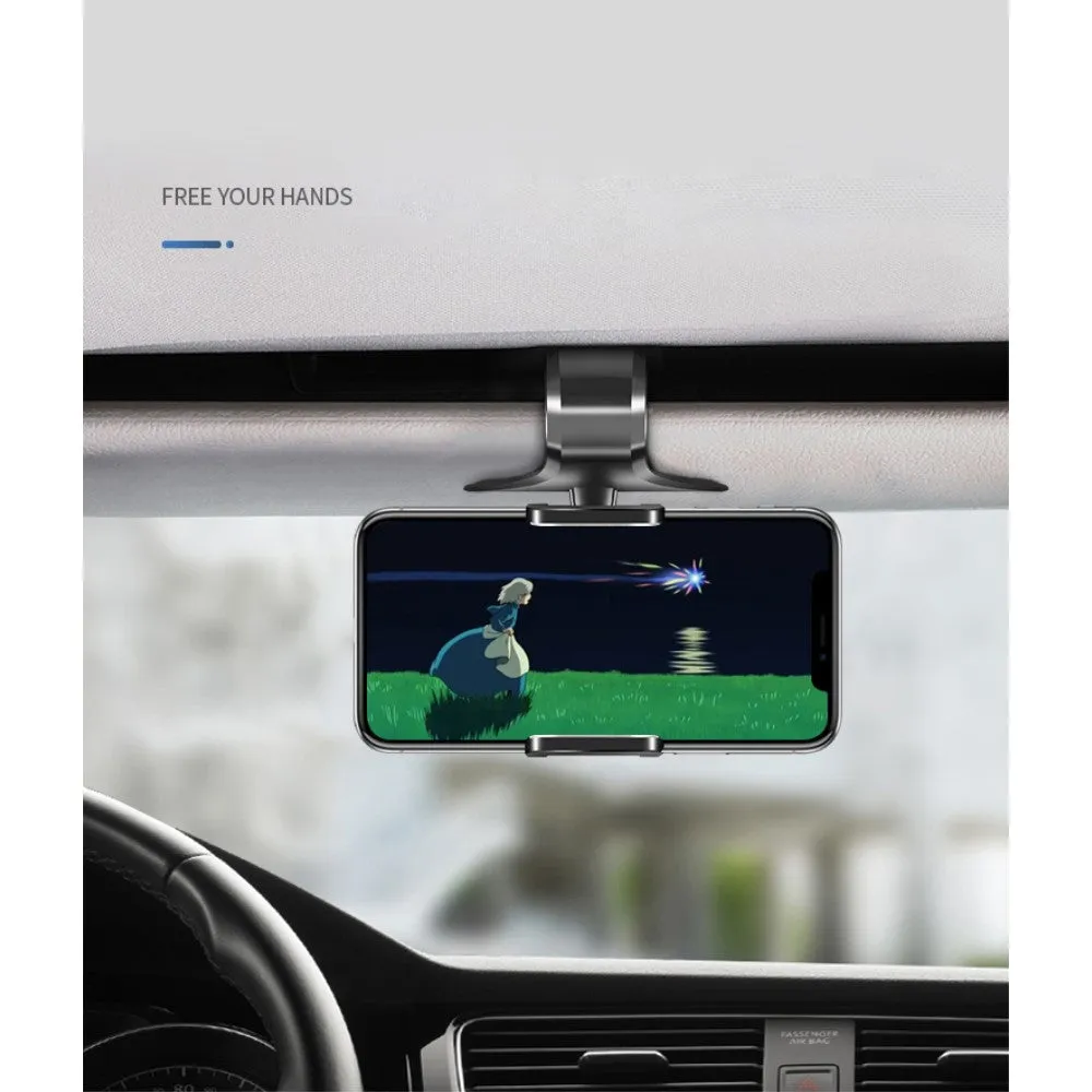 3 in 1 Car GPS Smartphone Holder: Dashboard / Visor Clamp   AC Grid Clip for Assistant AS-601L Pro (2019) - Black