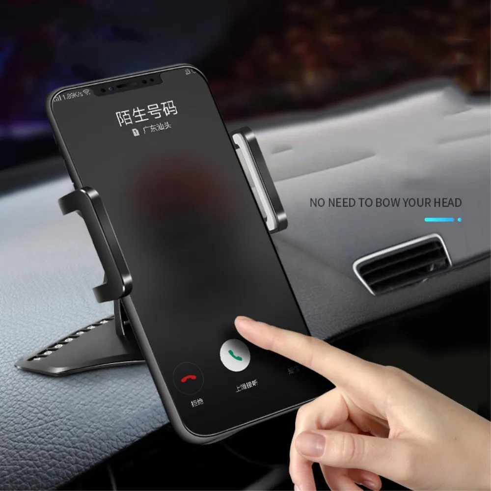 3 in 1 Car GPS Smartphone Holder: Dashboard / Visor Clamp   AC Grid Clip for Assistant AS-601L Pro (2019) - Black
