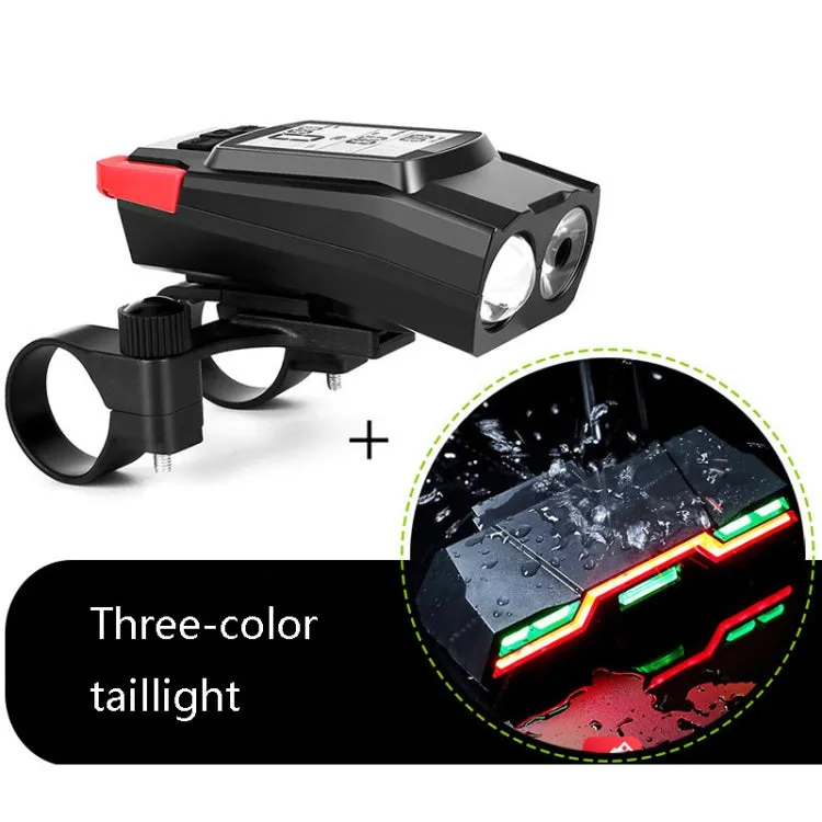 3 In 1 Wireless Bicycle Code Meter Lamp Strong Light Front Light, Colour: Red Upgrade Floating   Tail Light