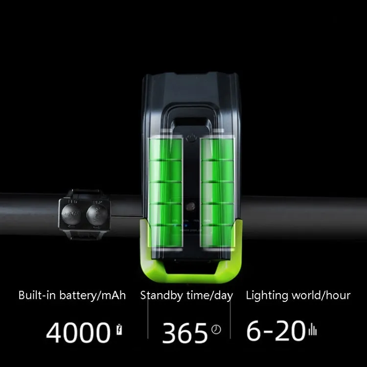 3 In 1 Wireless Bicycle Code Meter Lamp Strong Light Front Light, Colour: Upgrade Floating (Red)
