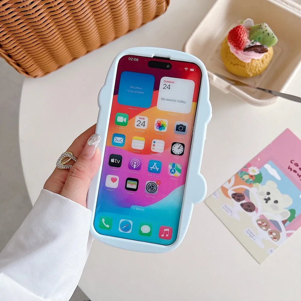 3D Silicone Bear Soft Phone Case - iPhone 16 Plus