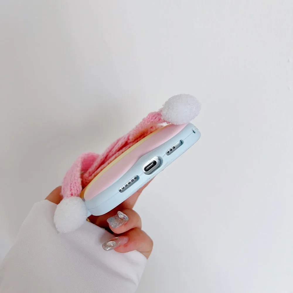 3D Silicone Bear Soft Phone Case - iPhone 16 Plus