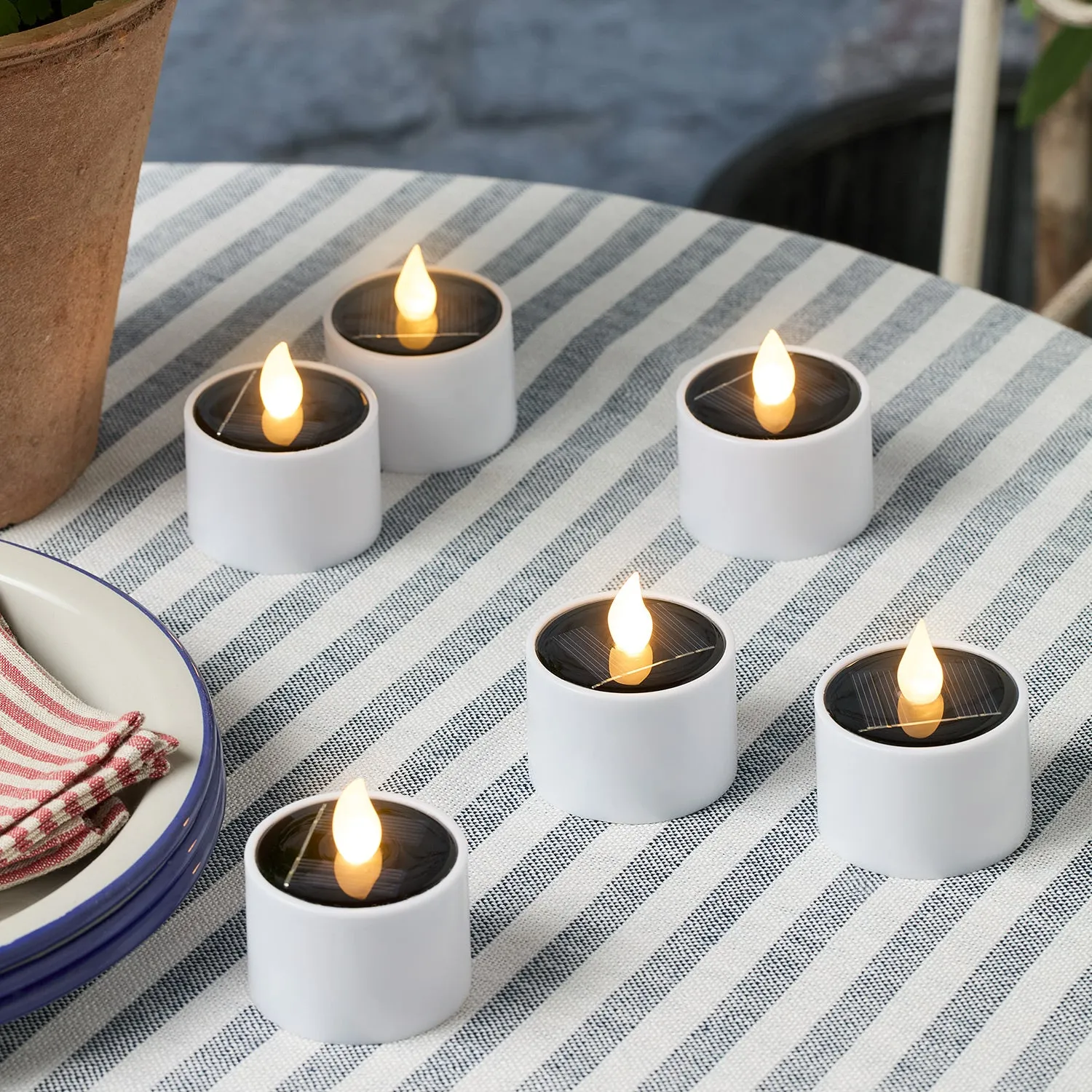 6 Solar LED Tealights