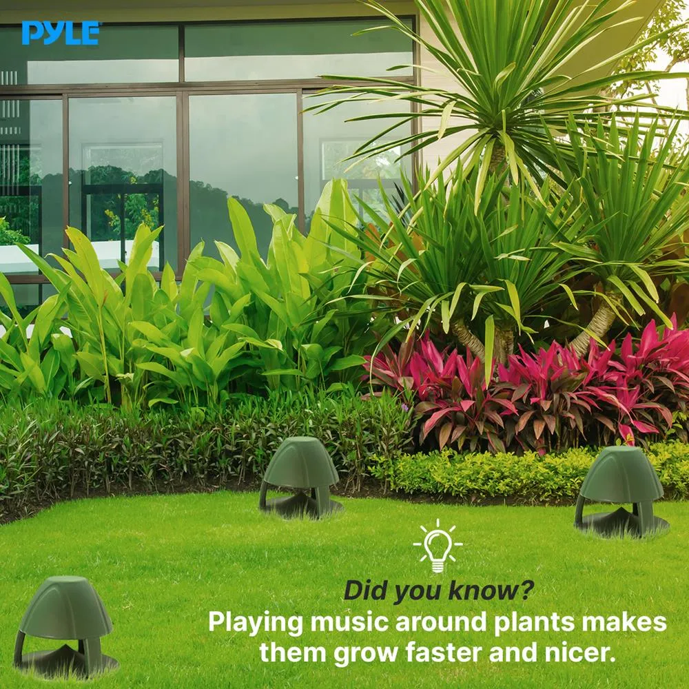 6.5 Inch 6-1/2" Coaxial 2-Way Ip56 Waterproof Outdoor Wireless Bt Streaming Garden Speaker