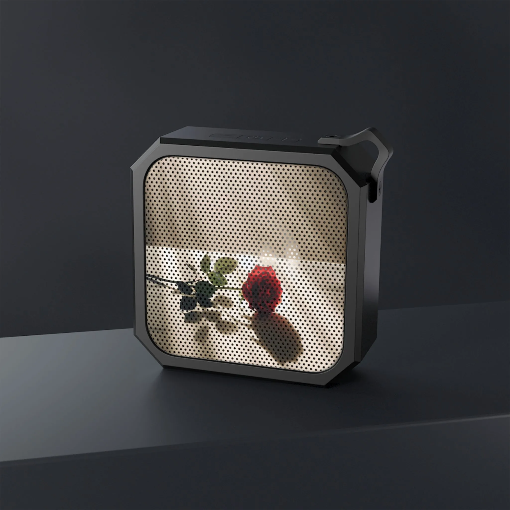 A rose on the table minimal design  Blackwater Outdoor Bluetooth Speaker