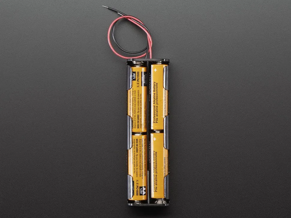 Adafruit 8 x AA battery holder