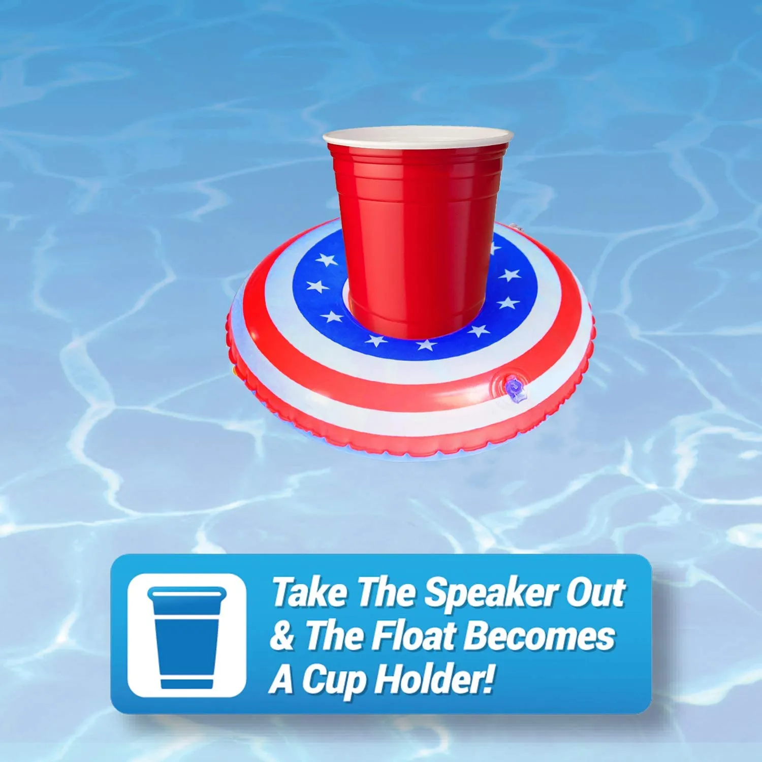 Aduro Pool Party Wireless Floating Bathtub Speaker