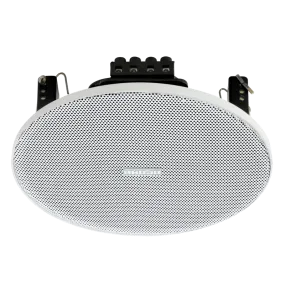 Ahuja Speaker Ceiling 5" 8W RMS w/ 70/100V Transformer & Clamp - CSX5081T