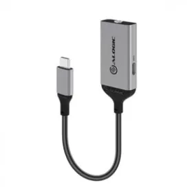 Alogic Ultra Mini-phone/USB Audio Cable - 10 cm Mini-phone/USB Audio Cable for Speaker, Headphone, Audio Device, Mobile Phone, Tablet, Notebook - First End: 1 x USB Type C - Male - Second End: 1 x USB Type C - Female, 1 x Mini-phone Audio - Female - Space