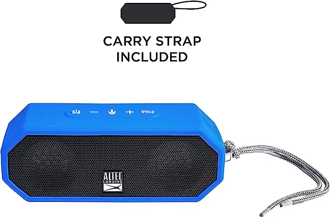 Altec Lansing Jacket H2O 4 Waterproof Bluetooth Speaker Royal Blue