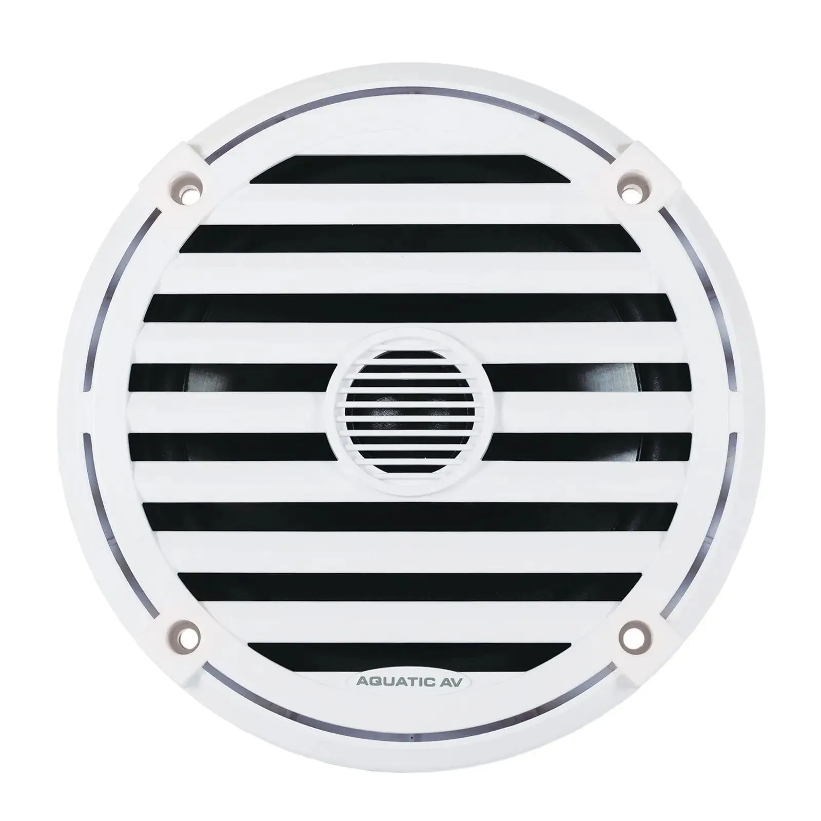Aquatic AV EL421 6.5" Waterproof LED Cone Marine ELITE Speakers 240W White (Pair)