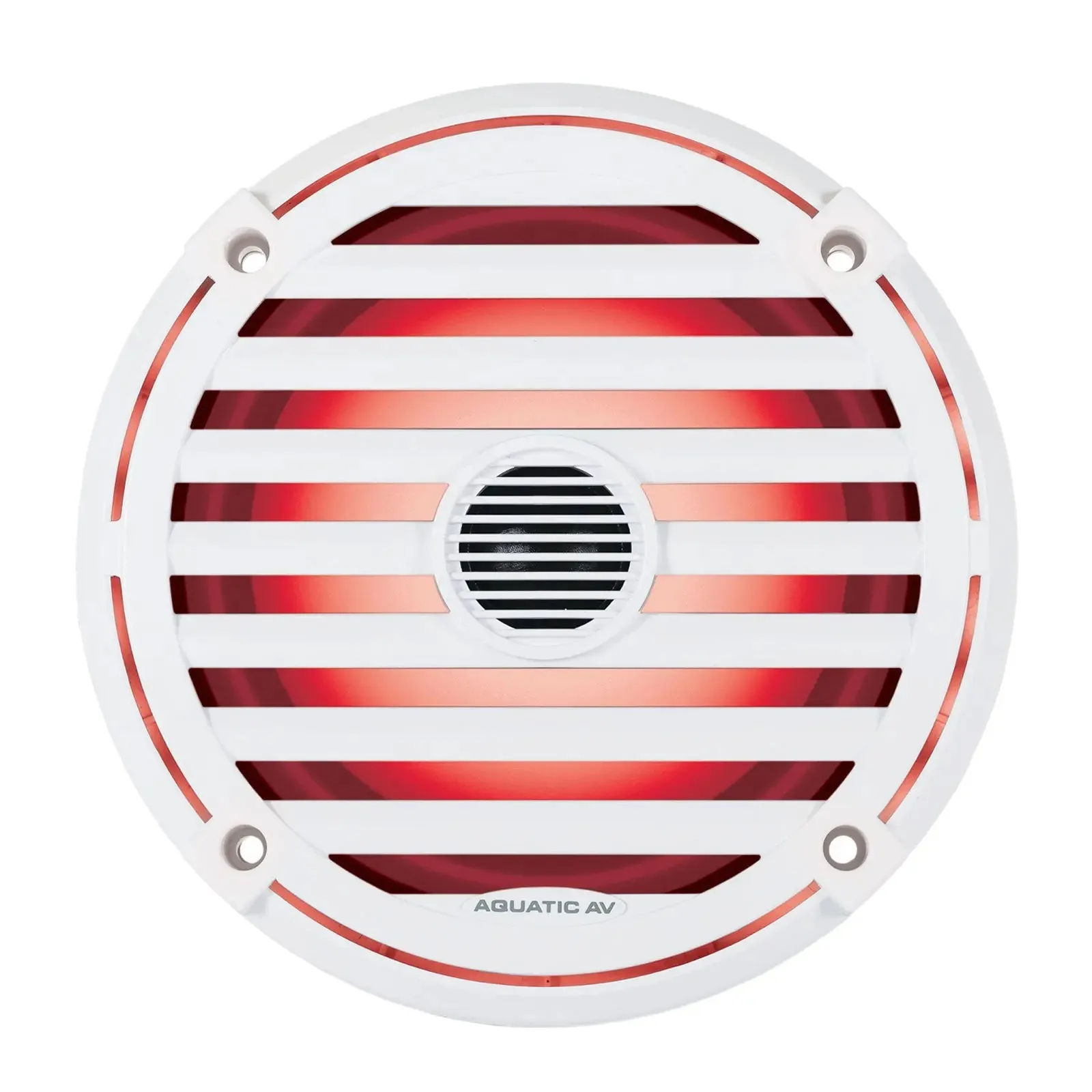 Aquatic AV EL421 6.5" Waterproof LED Cone Marine ELITE Speakers 240W White (Pair)