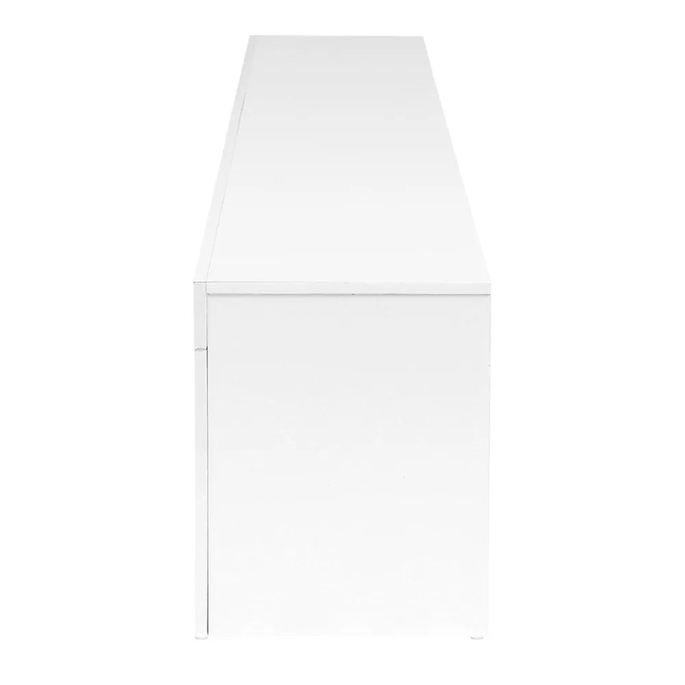 Artiss Entertainment Unit TV Cabinet LED 145cm White Angus