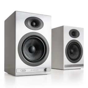 Audioengine HD5 Powered Bluetooth Bookshelf Speakers - Pair (High-Gloss Piano White)