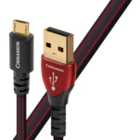 AudioQuest OPEN BOX  Cinnamon Micro-USB Cable - 1.5M-Excellent Condition