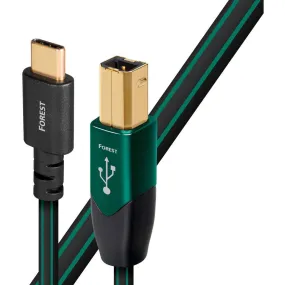 AudioQuest OPEN BOX Forest USB-C to B Cable - 1.5m-Excellent Condition