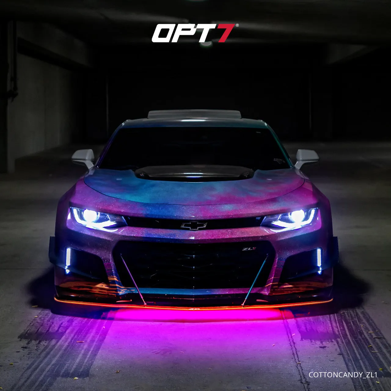 AURA PRO Exterior Pack Bundle ( Wheel Well LED Kit   Grille LED Kit   Underglow LED Kit ) - Bluetooth Enabled APP