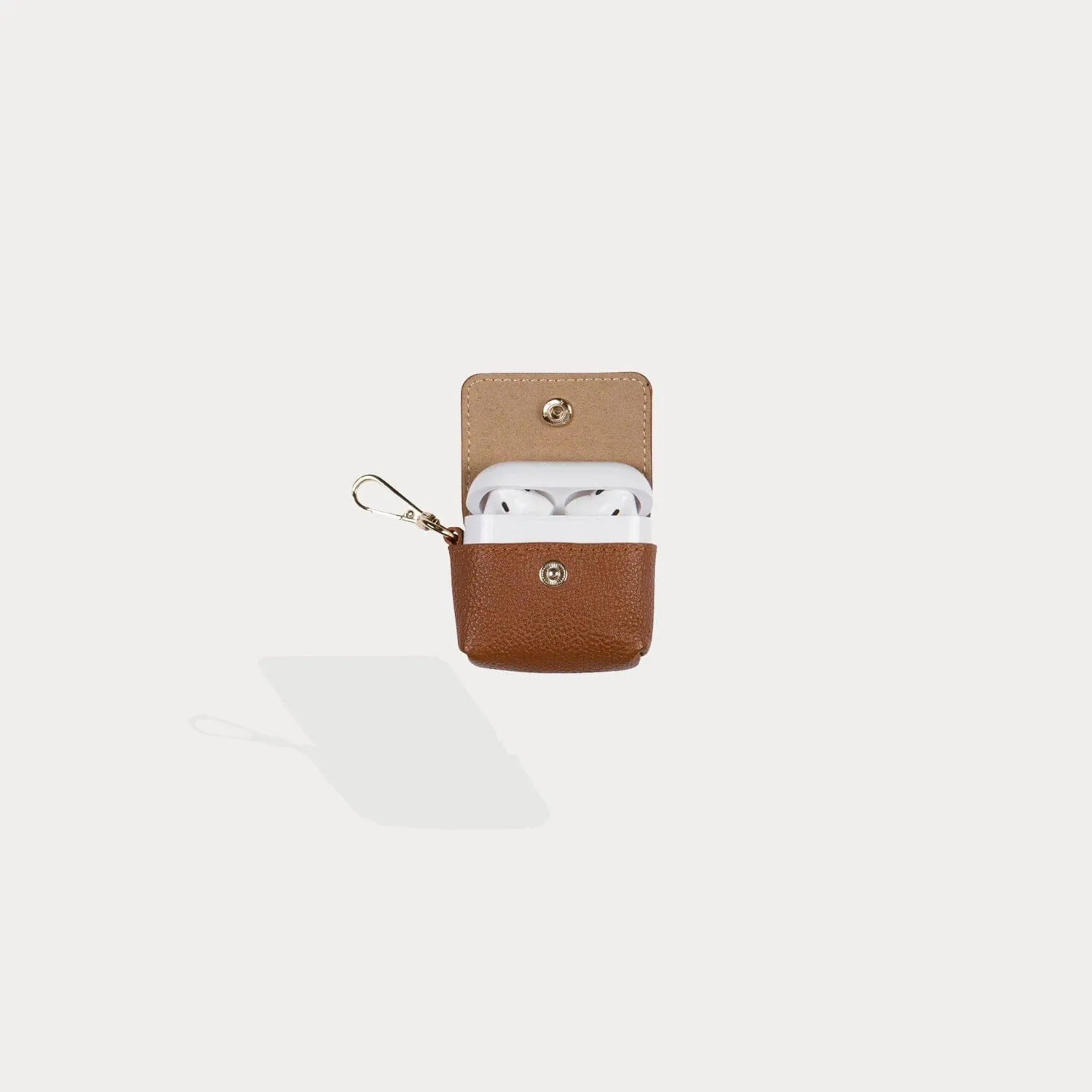 Avery AirPods Clip-On Pouch - Sienna/Gold