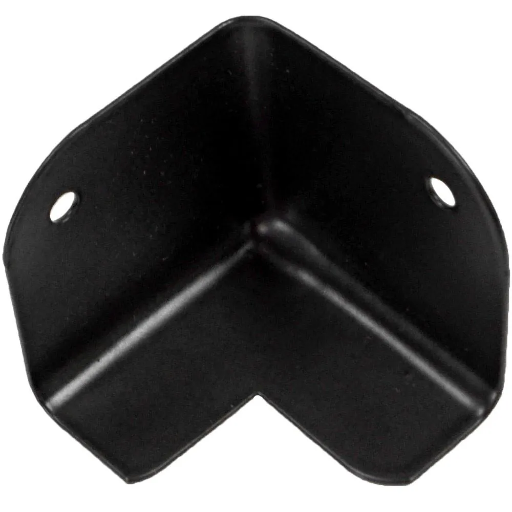 Black Metal Corners for Front of PA Speakers and Subwoofer Cabinets - 8 Pack