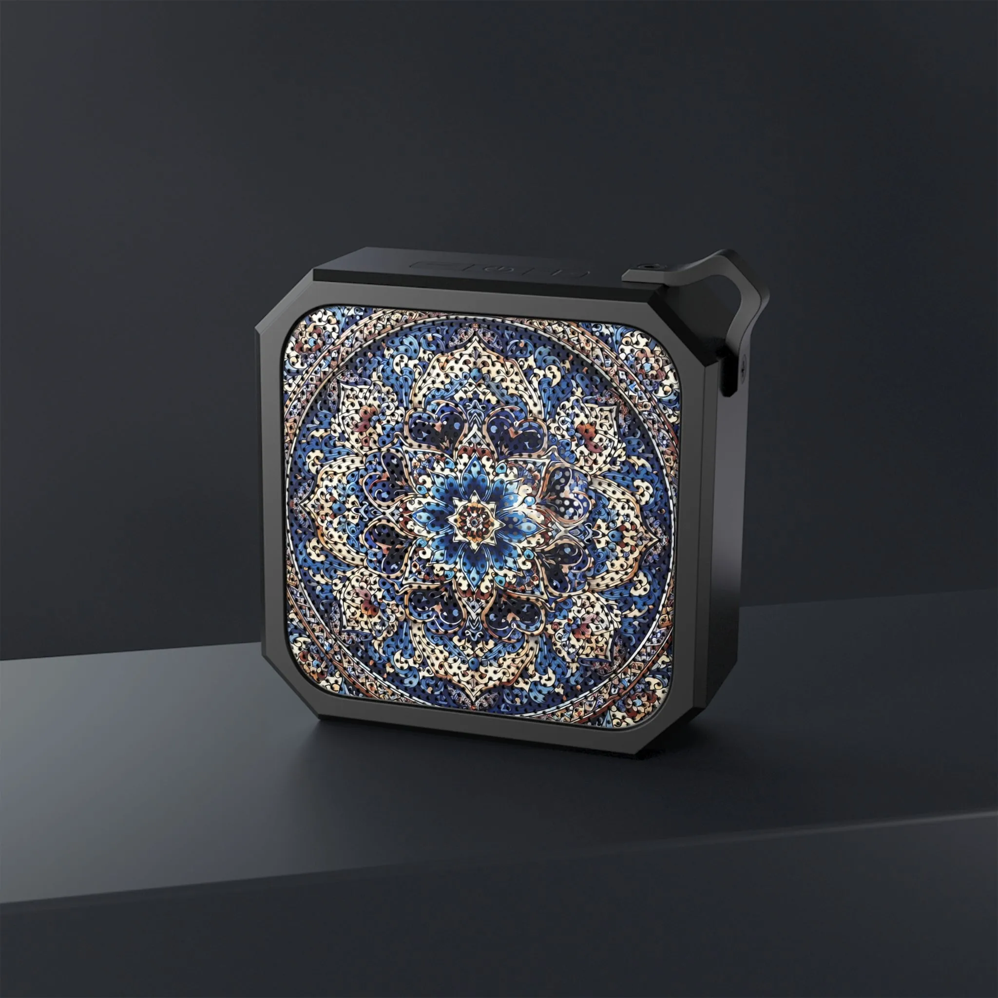 Blue traditional tile art Blackwater Outdoor Bluetooth Speaker