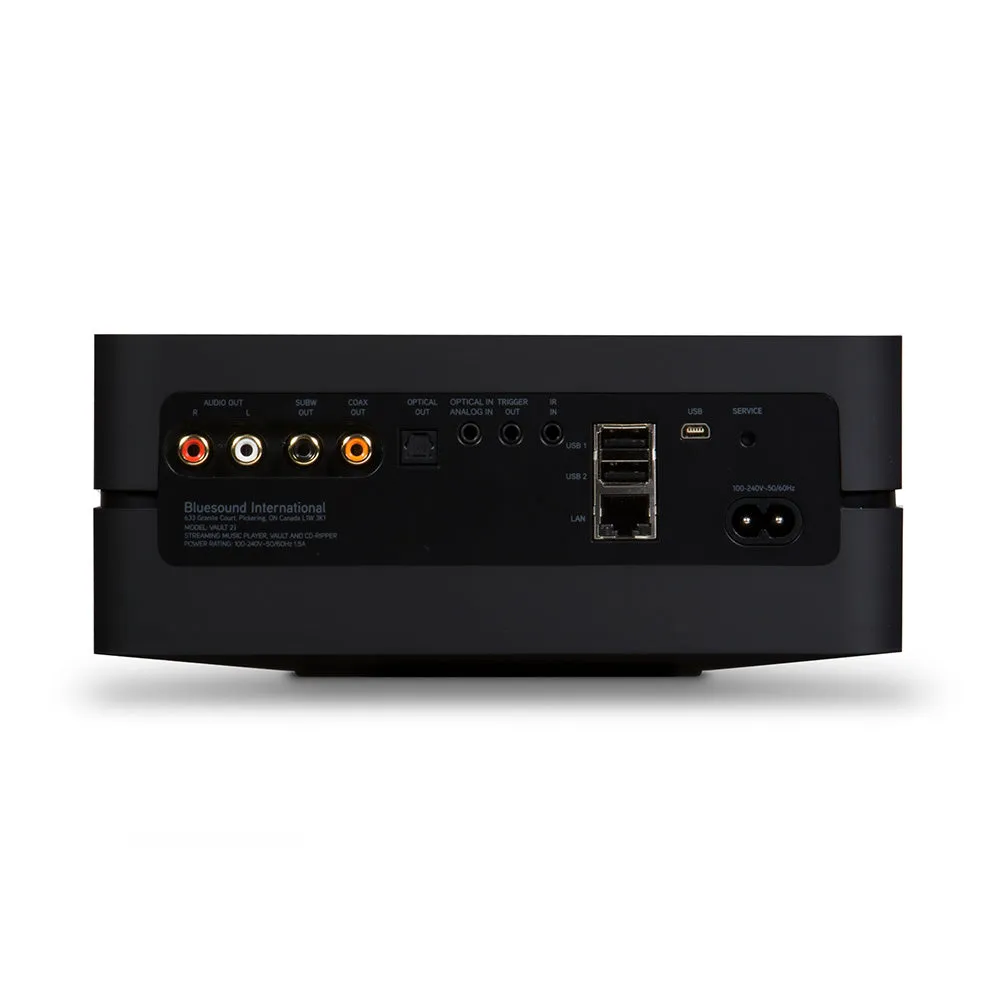High-Resolution Audio Streamer & Storage - Bluesound NODE Vault 2i