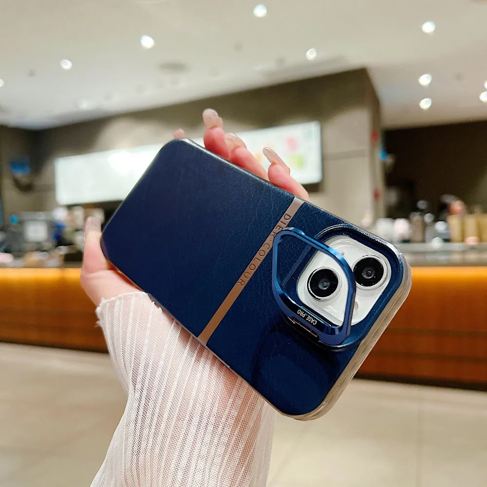 Bracket Kickstand TPU (Soft) | PC (Hard) Phone Case - iPhone 12