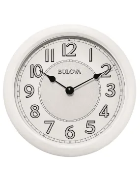 Bulova Versatile Wall Clock - Bluetooth Enabled - Moisture Resistant - Light