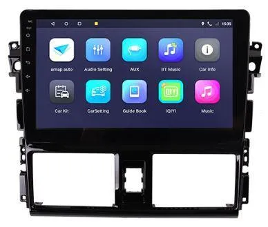 Car Dealz 10.2" Android 10.0 For Toyota Vios 2013-2018 In Dash Plus OEM Fascia