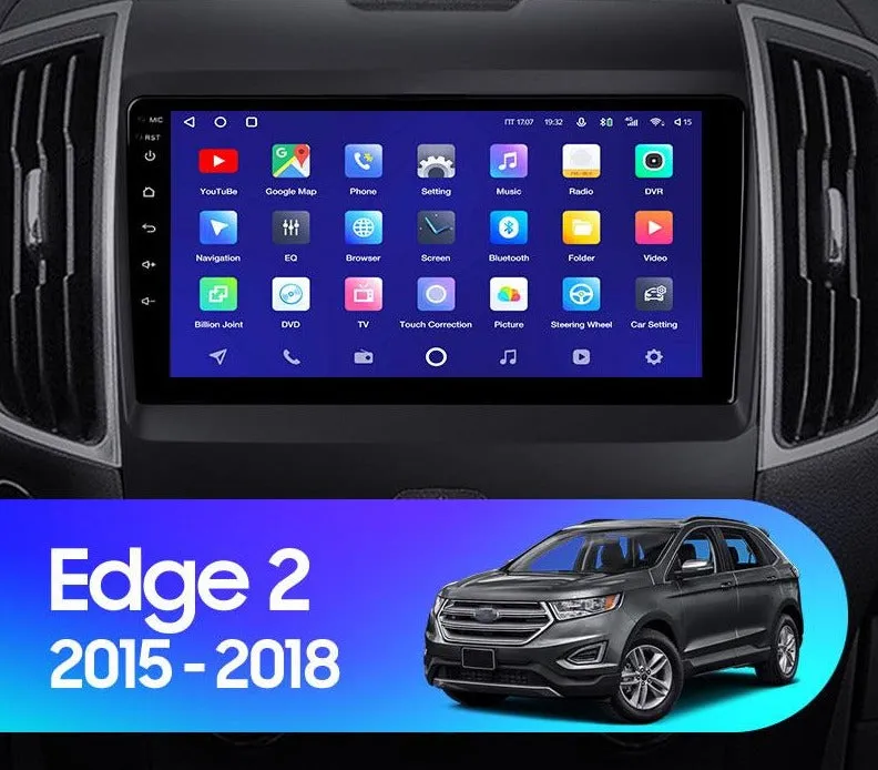 Car Dealz 10.2" Android 10.0 Ford Edge 2 2015 - 2018 In Dash Plus OEM Fascia