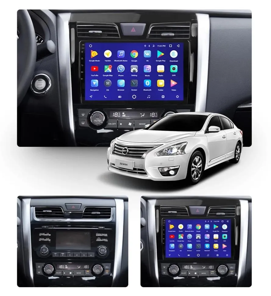 Car Dealz 10.2" Android 10.0 Nissan Teana J33 2013-2015 In Dash Plus OEM Fascia