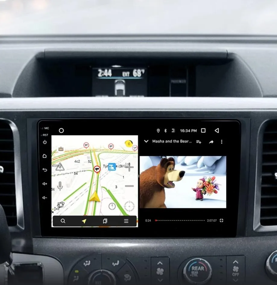 Car Dealz 10.2" Android 10.0 Toyota Sienna 3 XL30 2010-2014 w CAM In Dash Plus OEM Fascia