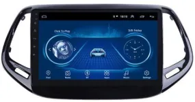 Car Dealz 9" Android 10.0 For Jeep Compass 2016-2018 In Dash Plus OEM Fascia