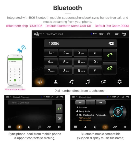 Car Dealz 9" Android 10.0 For Toyota Prado Hi-Model 2009-2013 In Dash Plus OEM Fascia