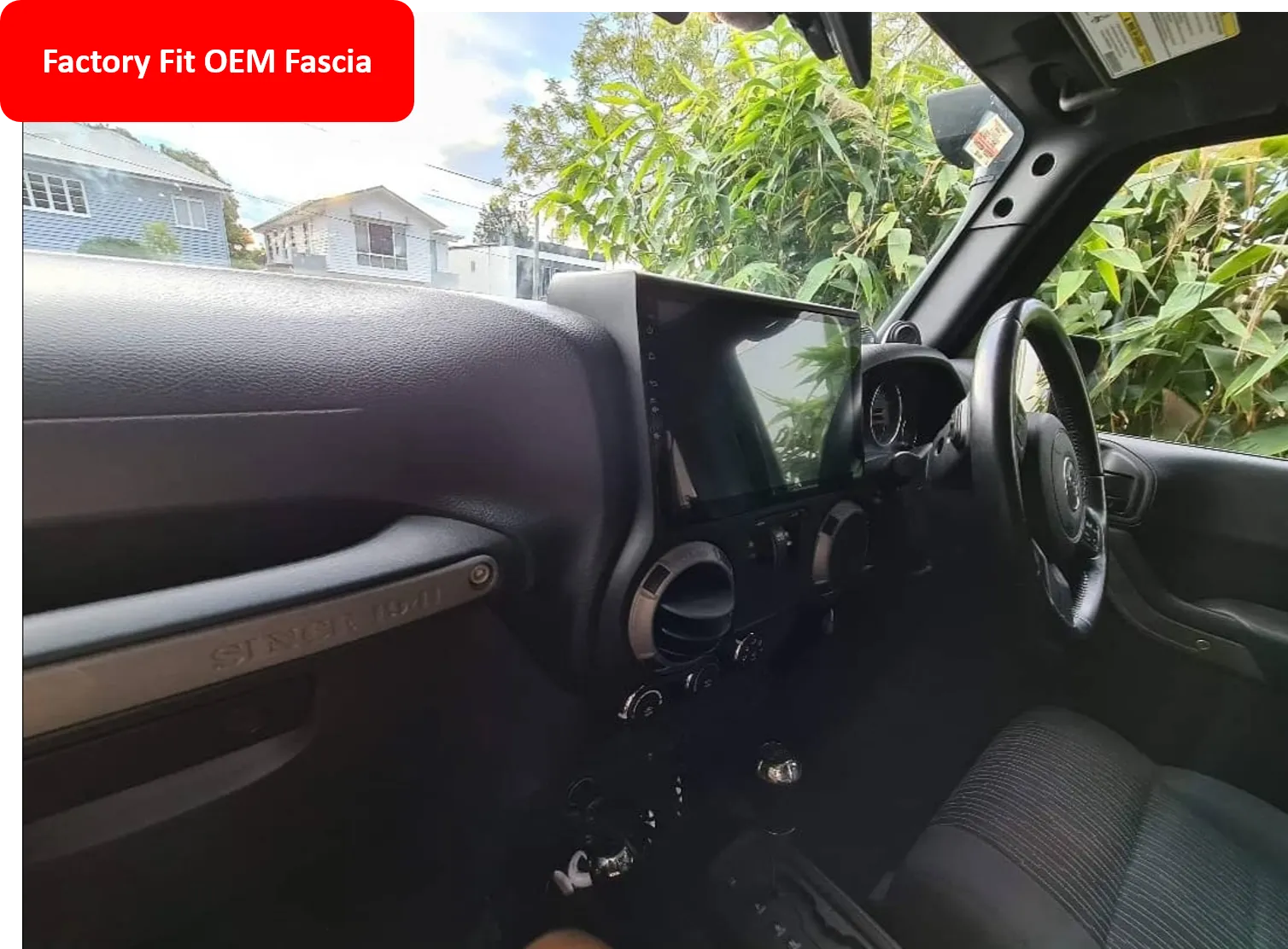 Car Dealz Elite 4G Data Model 10.2" Android 12.0 For Honda Jazz Fit 3 2015 - 2020 In Dash Plus OEM Fascia