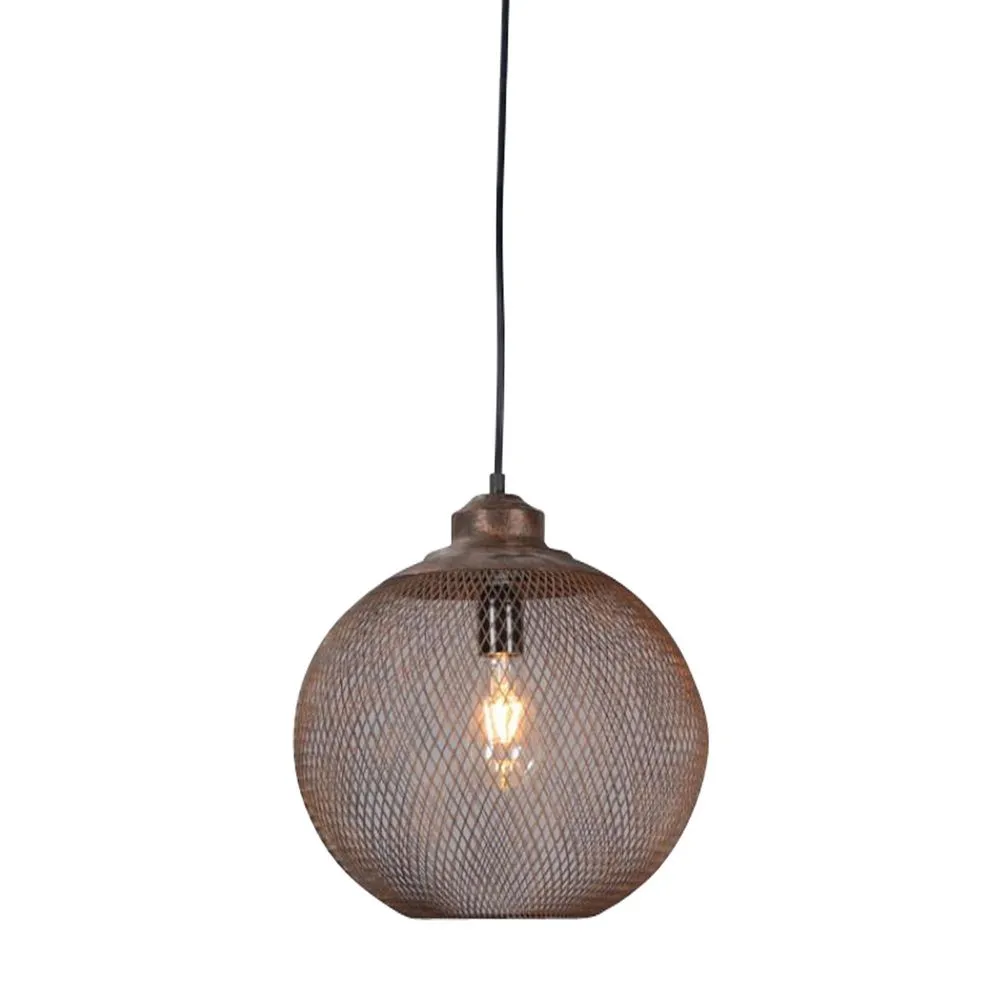 Carlo Medium Hanging Lamp in Rustic