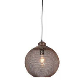 Carlo Medium Hanging Lamp in Rustic