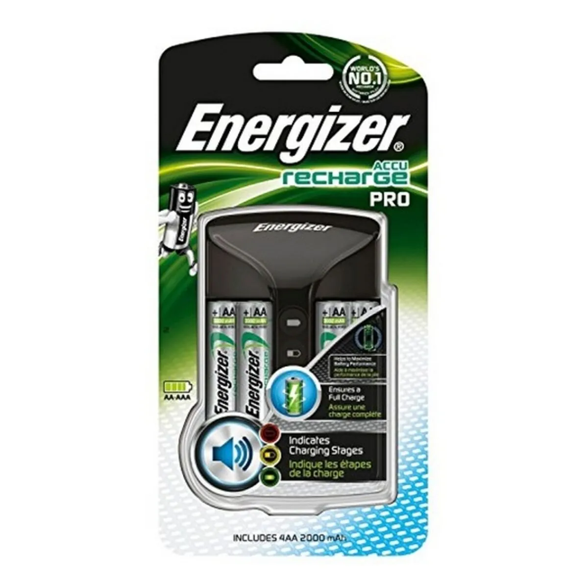 Charger   Rechargeable Batteries Energizer 639837