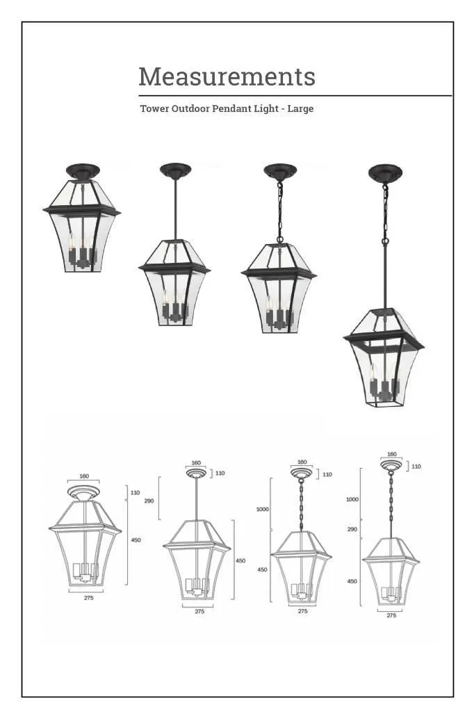 Cheddington Exterior Hanging Light