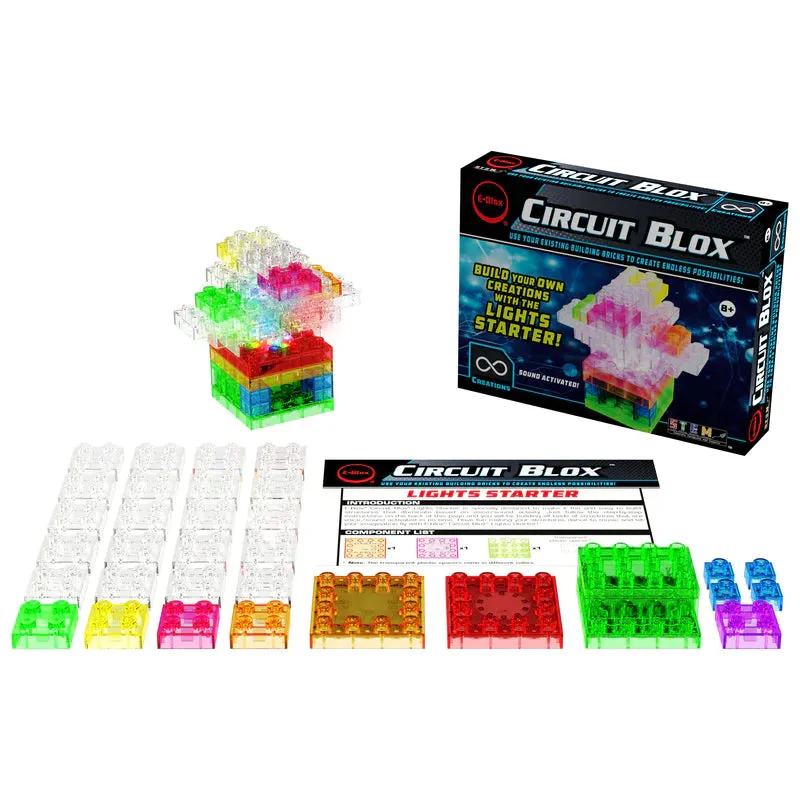 Circuit Blox™ Sound Activated Dancing Lights Classroom Set