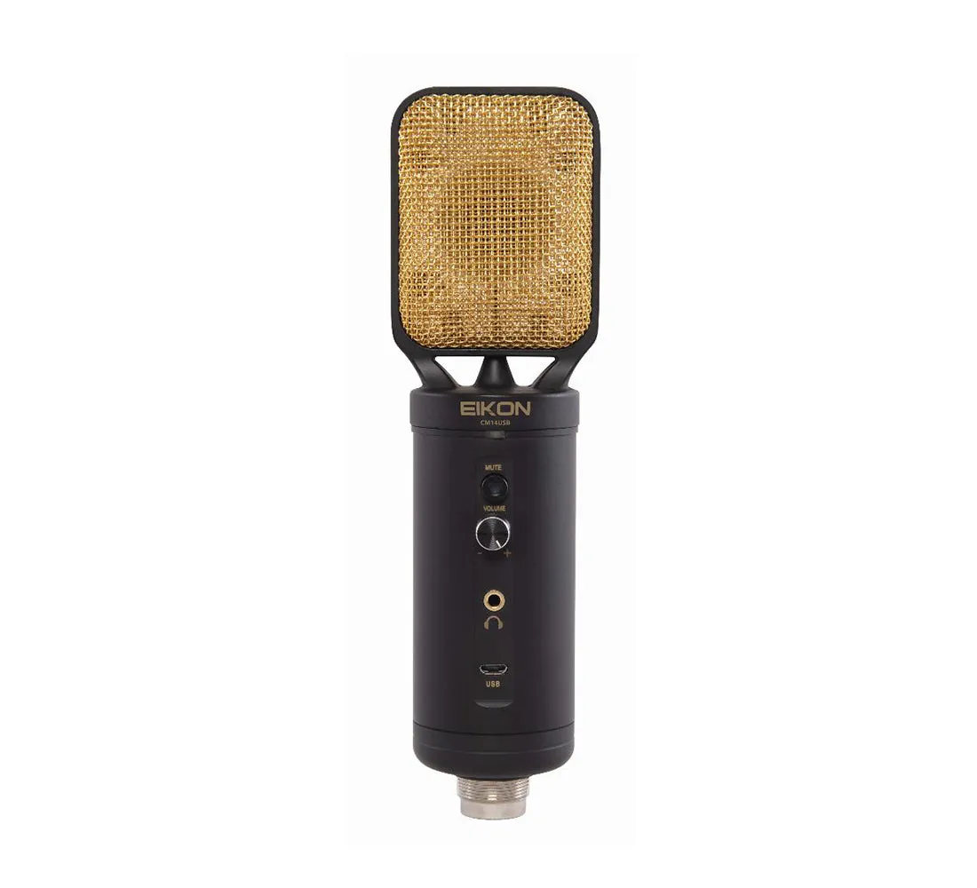 [CLEARANCE] Eikon by PROEL DM580 Professional Handheld Cardioid Vocal Dynamic Microphone with 3-Pin XLR Wired Connection and Included Microphone Holder for Live Performances and Broadcasts