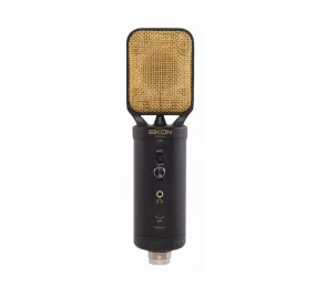 [CLEARANCE] Eikon by PROEL DM580 Professional Handheld Cardioid Vocal Dynamic Microphone with 3-Pin XLR Wired Connection and Included Microphone Holder for Live Performances and Broadcasts