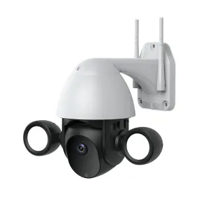 Cloud 3MP Tuya Floodlight WiFi Camera Outdoor 30M Color Night Vision Home Security Camera Auto Tacking Photo Alarm PTZ IP Camera