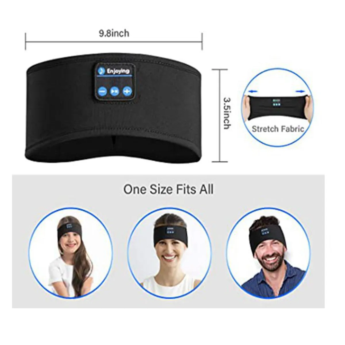 Cloud Headband With Bluetooth Speakers