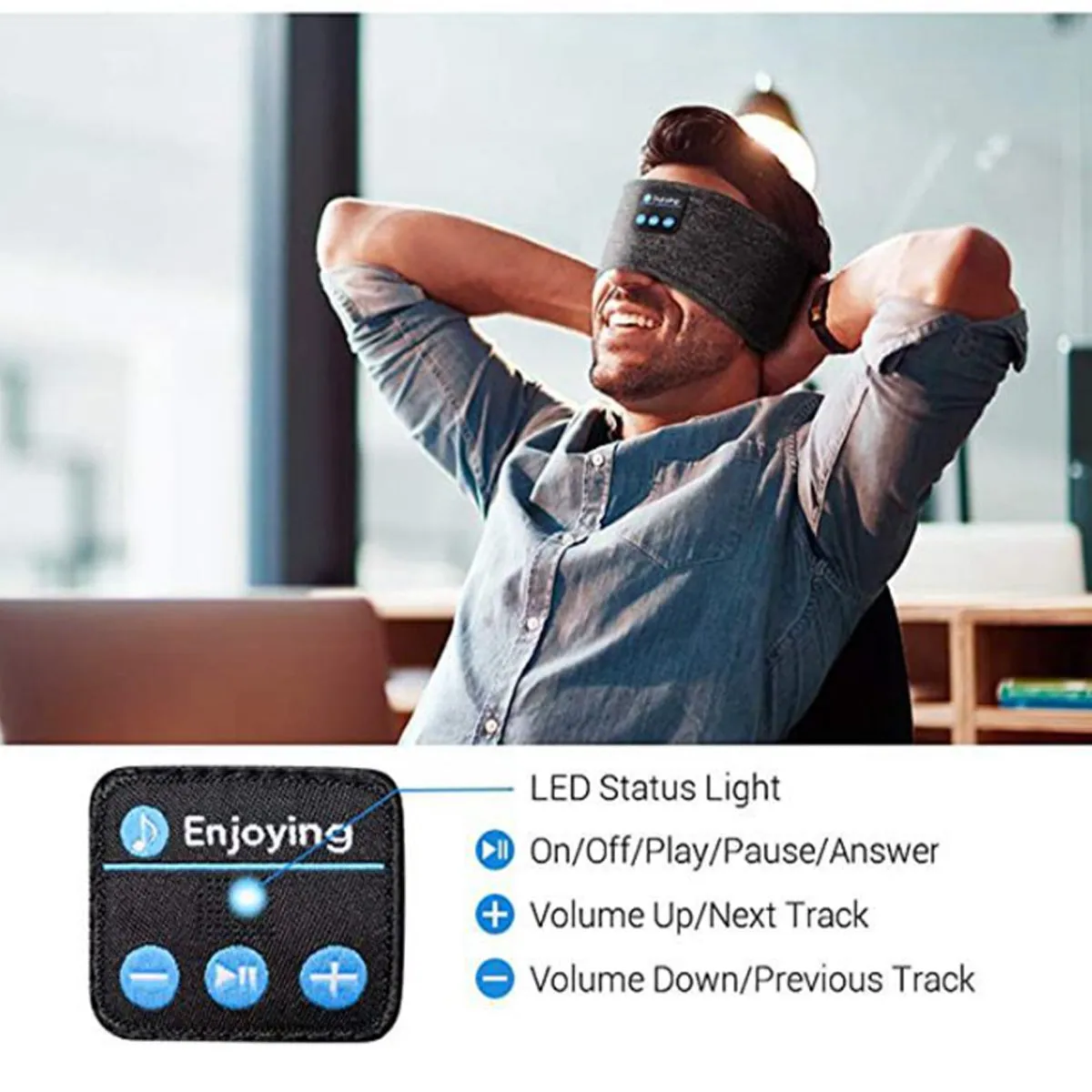 Cloud Headband With Bluetooth Speakers