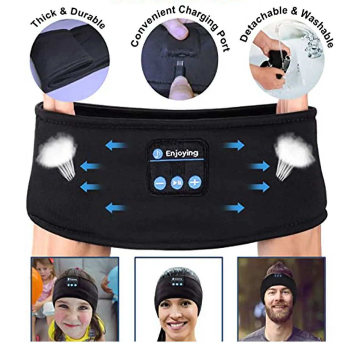 Cloud Headband With Bluetooth Speakers